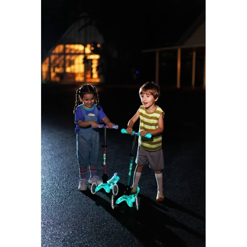 Micro Scooter Mini Deluxe Foldable Orion LED - Blue