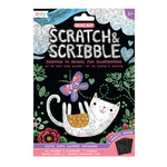 Ooly Mini Kit Scratch & Scribble - Cutie Cats (6 Sheets)
