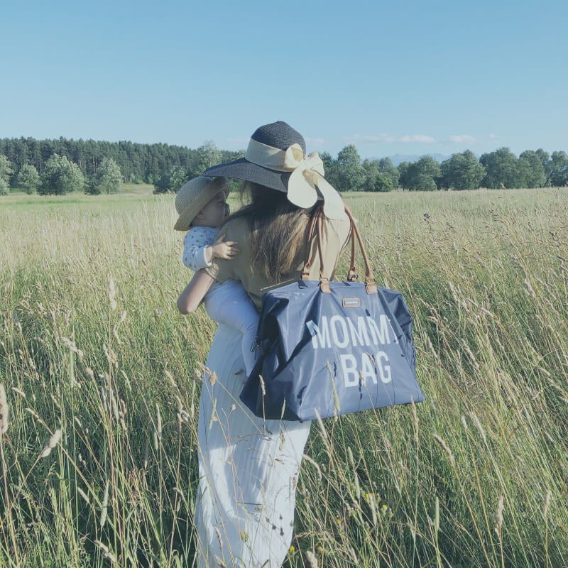 Childhome Mommy Nursery Bag - Navy White