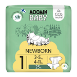 Moomin Baby Diapers Size 1 (2-5Kg) 25pcs