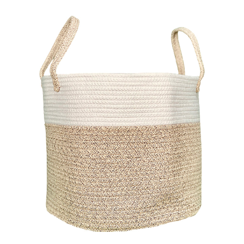 BabyCentral Natural/White Rope Storage Basket