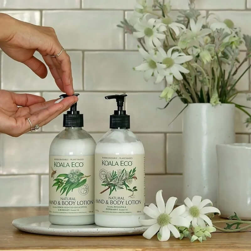 Koala Eco Natural Hand & Body Lotion - Rosalina & Peppermint 500ml (BBD:31/3/2026)
