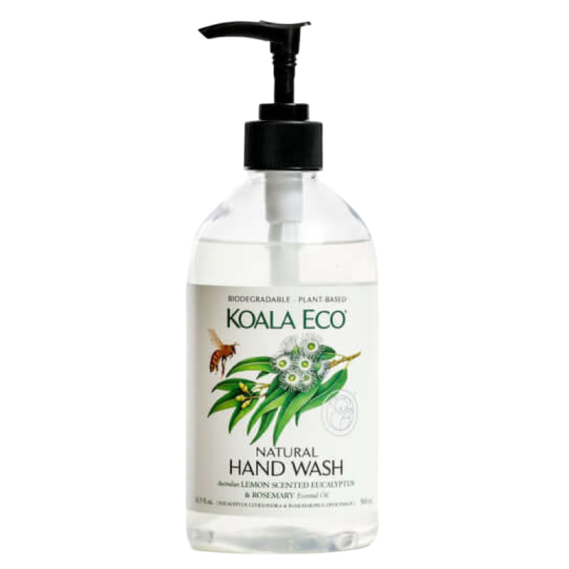 Koala Eco Natural Hand Wash - Lemon Scented Eucalyptus & Rosemary 500ml