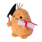 Noodoll Graduation Ricespud Mini Sitting Plush Toy