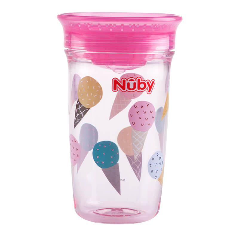 Nuby No-Spill 360 Wonder Cup Printed Tritan 300ml