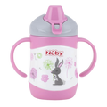 Nuby No-Spill Clik-it Stainless Steel Insulated Soft Sipper 220ml