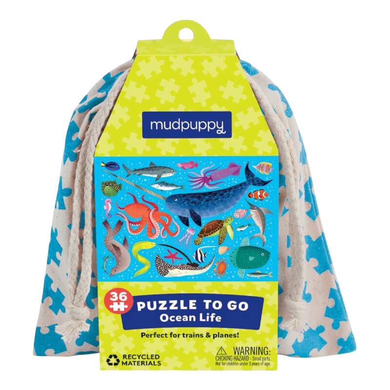 Books Ocean Life Puzzle To Go (36-Piece)