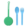OmieBox OmiePod Fork, Spoon + Pod Set V2 - Mint Green