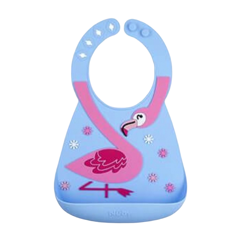 Nuby On-the-Go 3D Silicone Bib