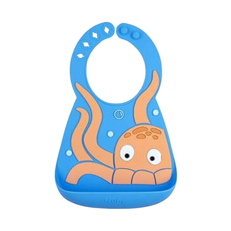 Nuby On-the-Go 3D Silicone Bib