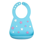 Nuby On-the-Go 3D Silicone Bib