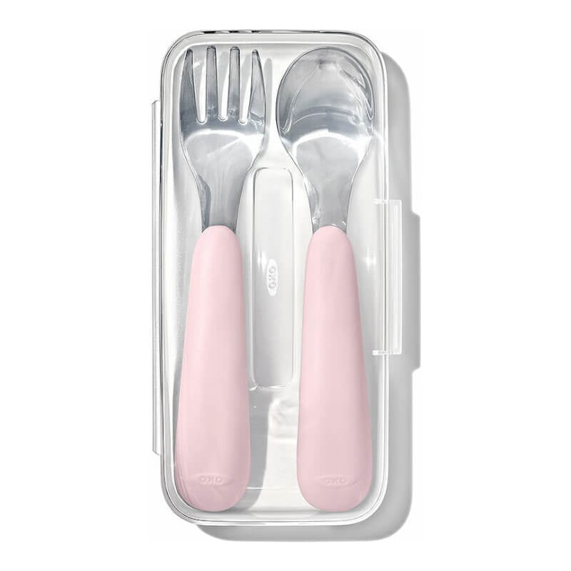 OXO Tot On-The-Go Fork & Spoon Set