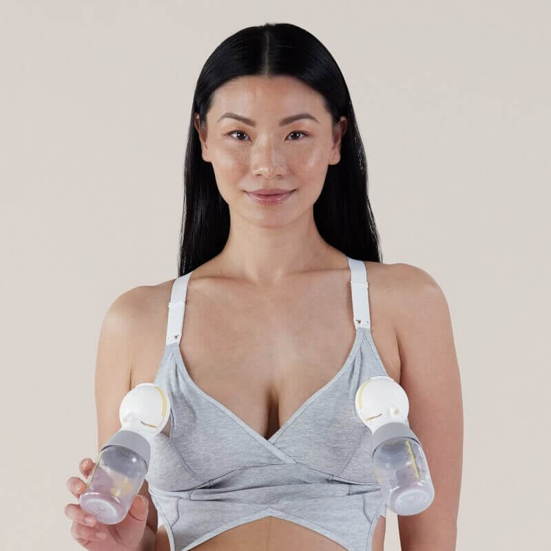 Bravado Designs Original Pumping and Nursing Bra Sustainable - Dove Heather