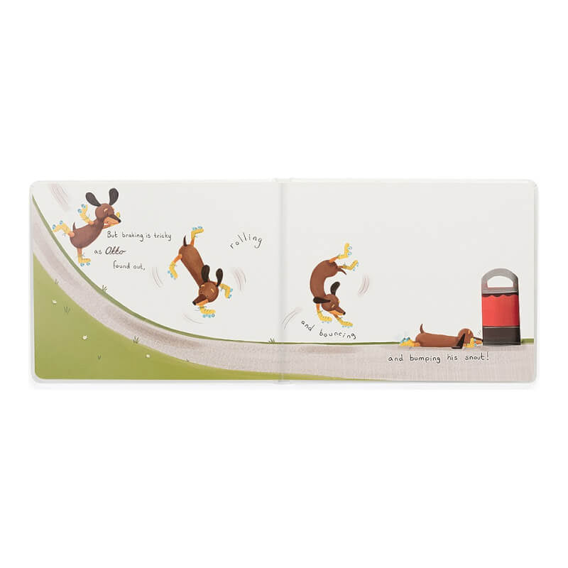 Jellycat Otto The Loyal Long Dog Book 18x23cm