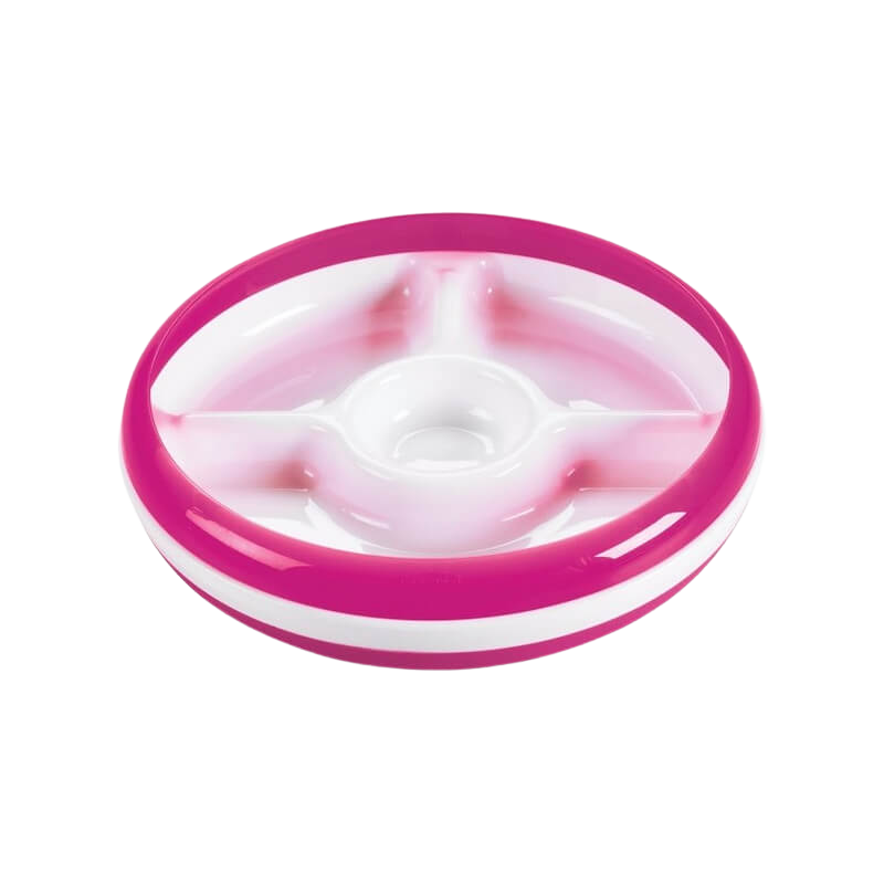 OXO Tot Divided Plate with Removable Ring - Aqua