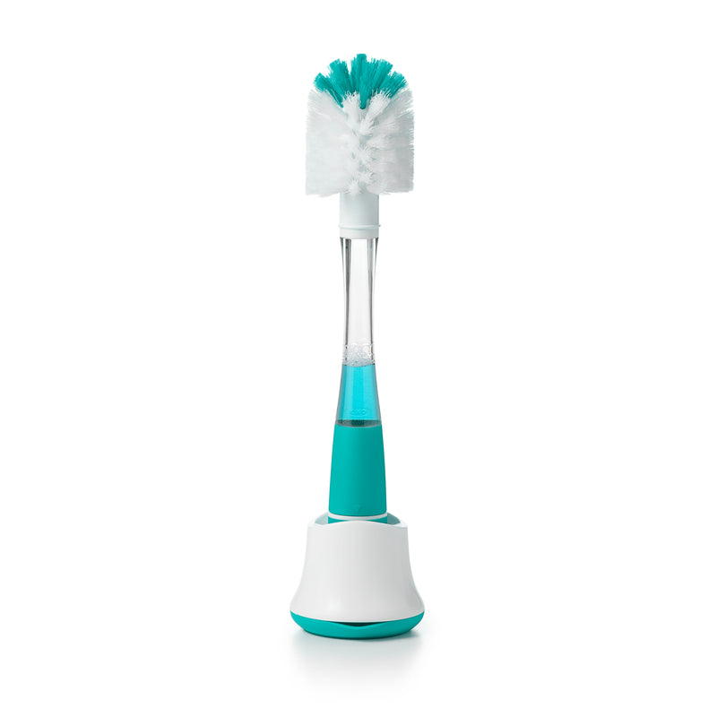 OXO Tot Soap Dispensing Bottle Brush With Stand - Teal