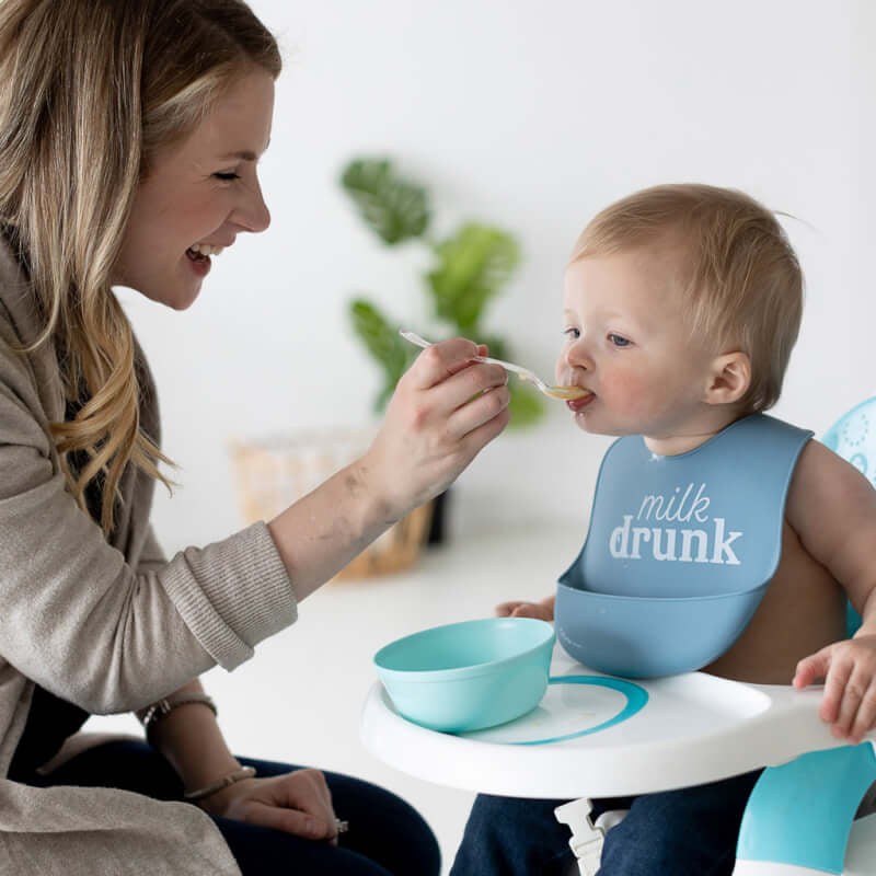 Pearhead Silicone Bib - Milk Drunk - 2-Pack