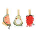 Pearhead Stroller Toy - Fruit - 3-Pack