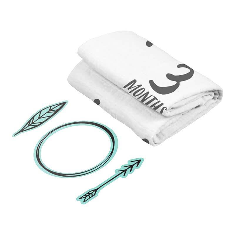 Pearhead Watch Me Grow Photo Blanket