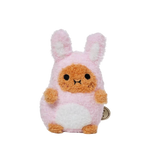Noodoll Pink Bunny Ricespud Mini Sitting Plush Toy
