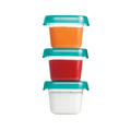 OXO Tot Plastic Baby Blocks™ - Teal - 3 x 2oz