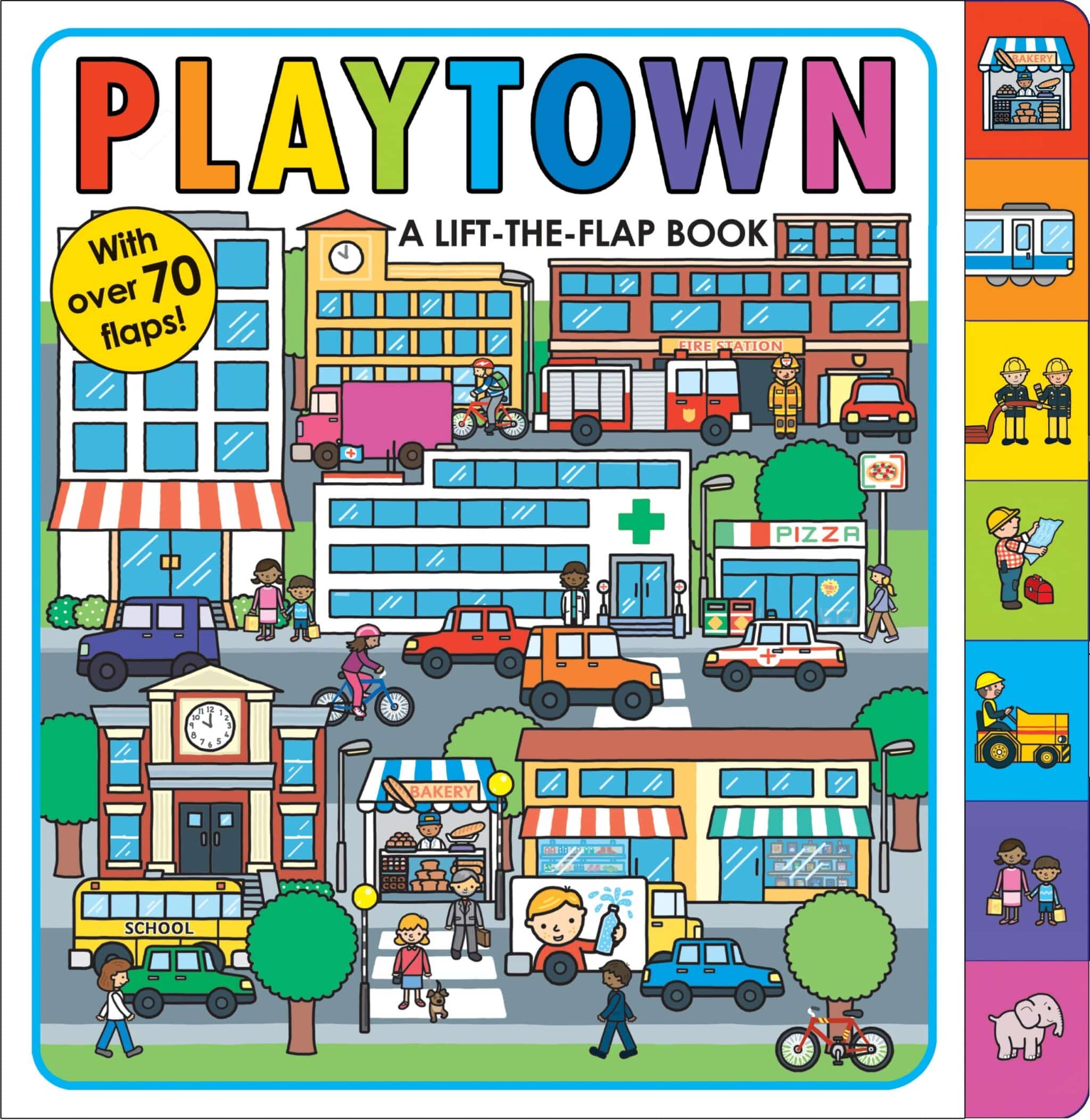Books Playtown: A Lift-The-Flap Book