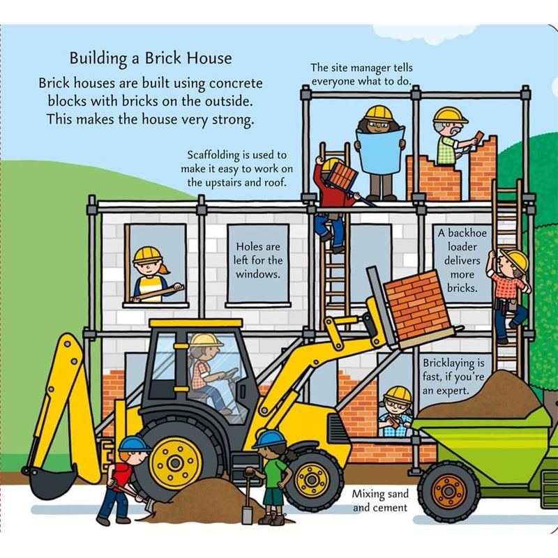 Books Playtown: Construction: A Lift-The-Flap Book