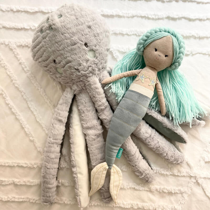 Bubble Plush - Inky the Grey Octopus