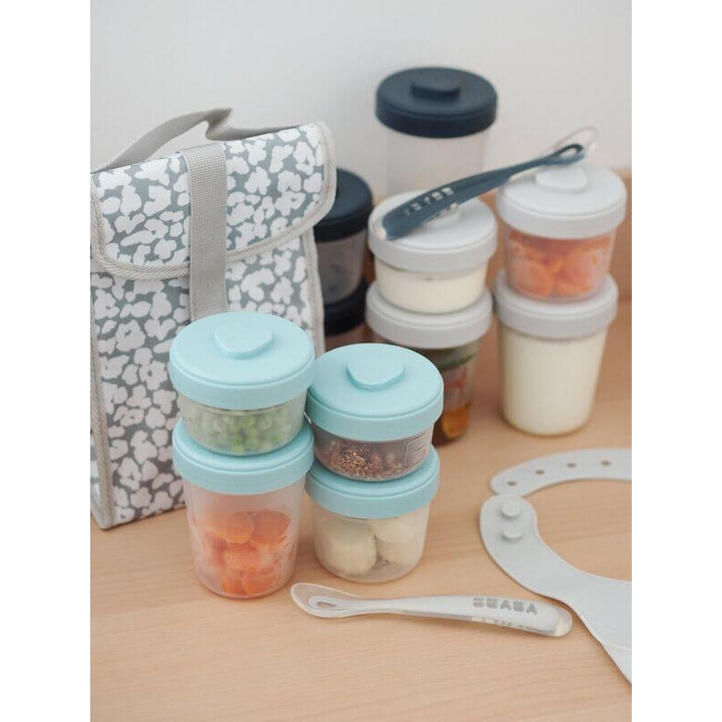 Beaba Pro Food Storage Set - 4 Clip Portions