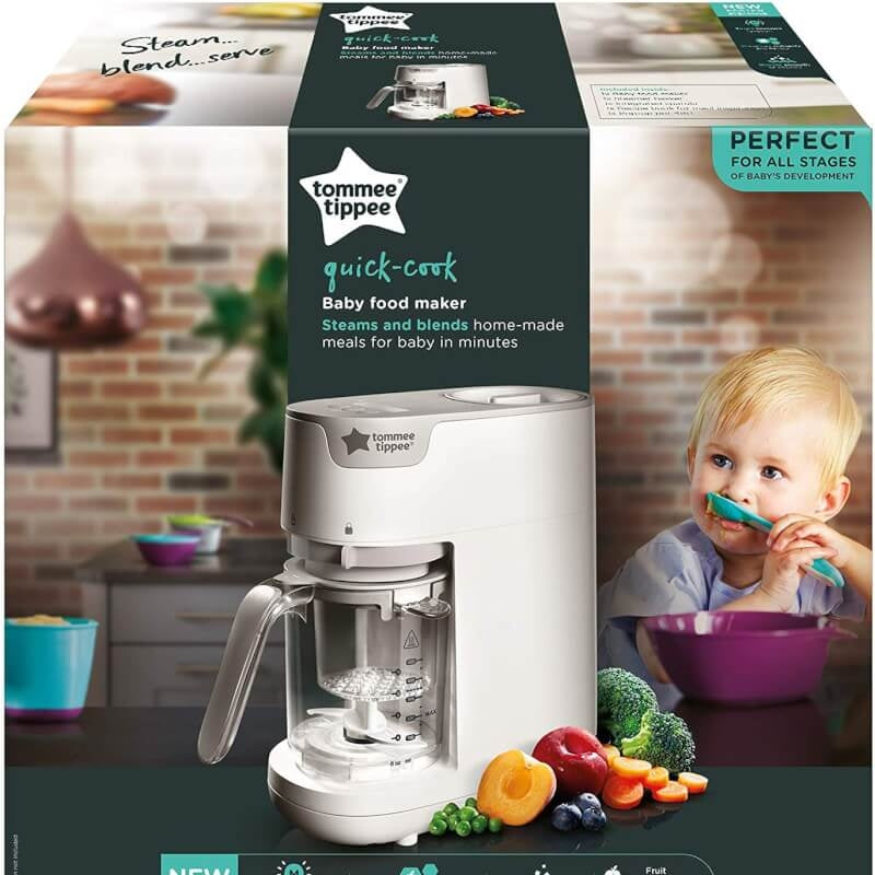 Tommee Tippee Quick-Cook Baby Food Maker (Steamer & Blender)
