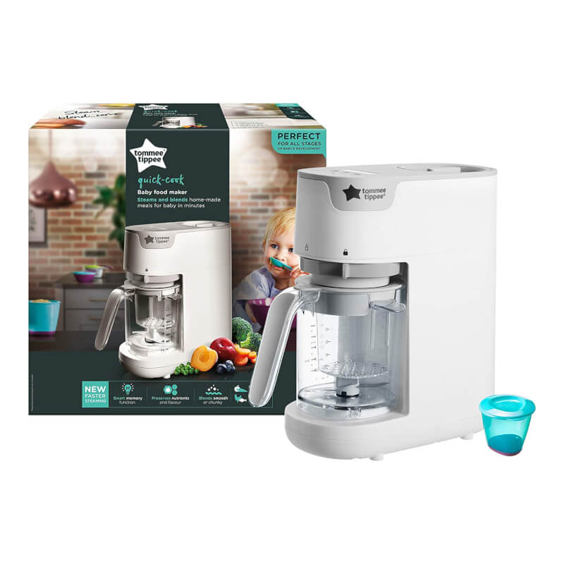Tommee Tippee Quick-Cook Baby Food Maker (Steamer & Blender)