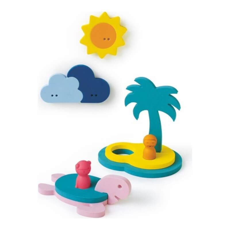 Quut Toys Quutopia Bath Puzzle - Treasure Island