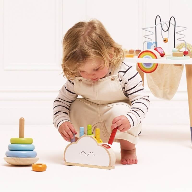 Le Toy Van Rainbow Cloud Pop-Up Toy