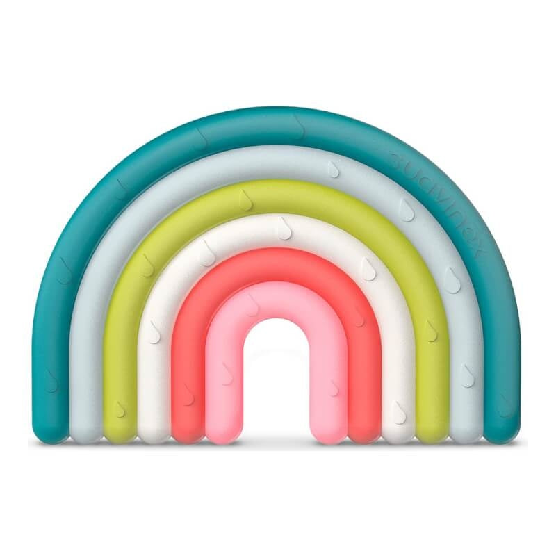 Suavinex Rainbow Silicone Teething Ring