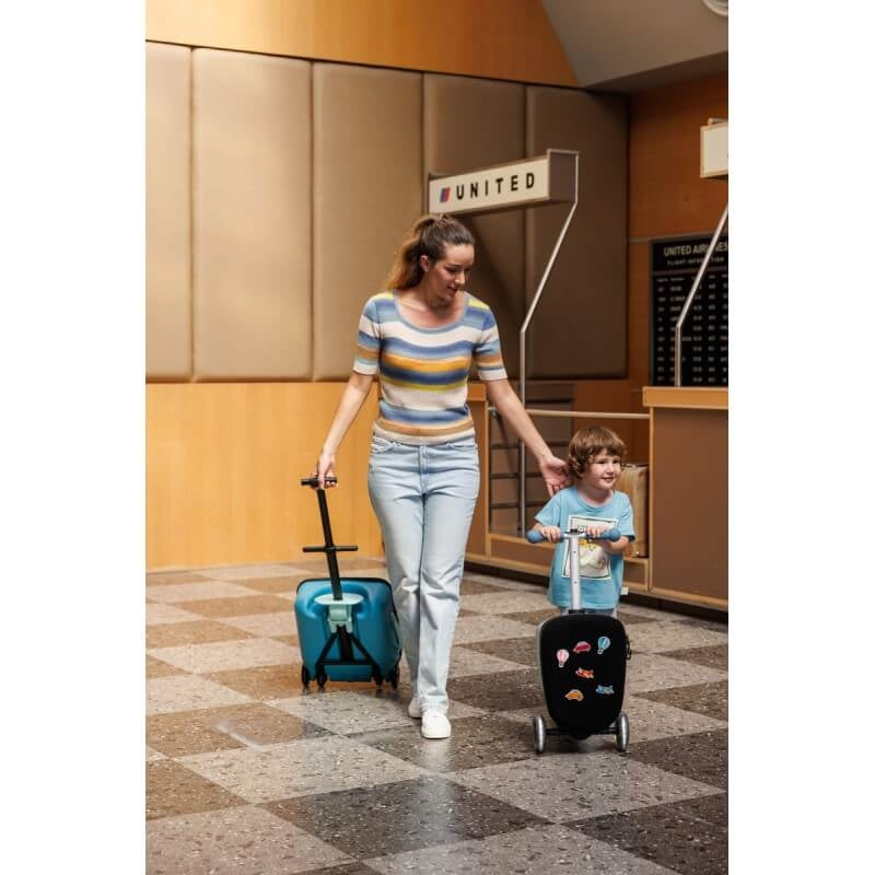 Micro Scooter Ride On Luggage Eazy Allrounder - Blue