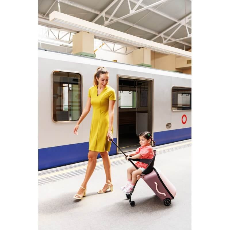 Micro Scooter Ride On Luggage Eazy Allrounder - Pink