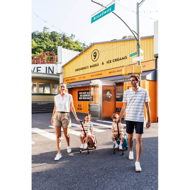 Micro Scooter Ride On Luggage Eazy Allrounder - Pink