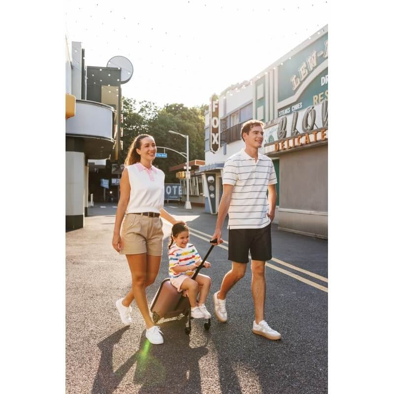 Micro Scooter Ride On Luggage Eazy Allrounder - Pink