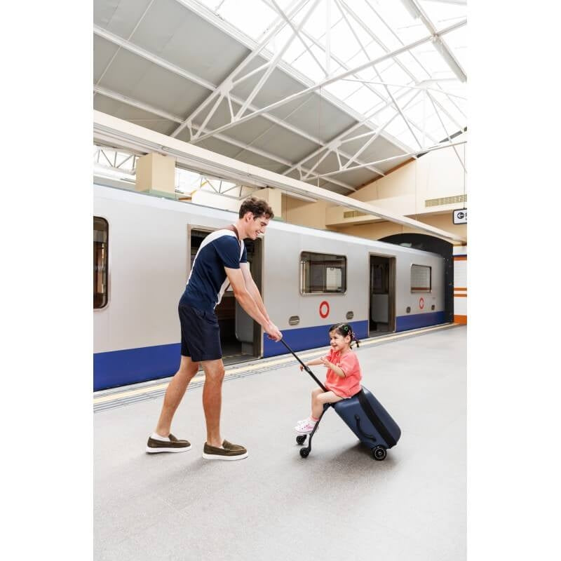 Micro Scooter Ride On Luggage Eazy Weekender - Dark Blue