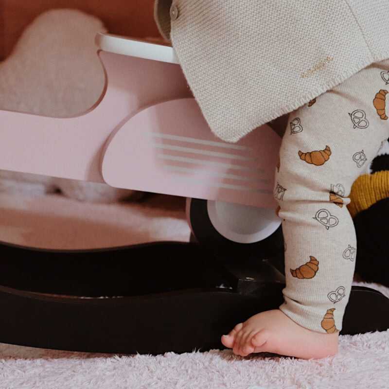 Childhome Rocking Scooter - Pink / Black