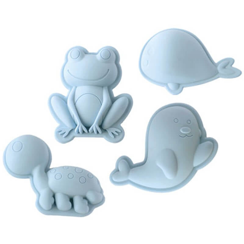 Scrunch Sand Moulds Frog Set