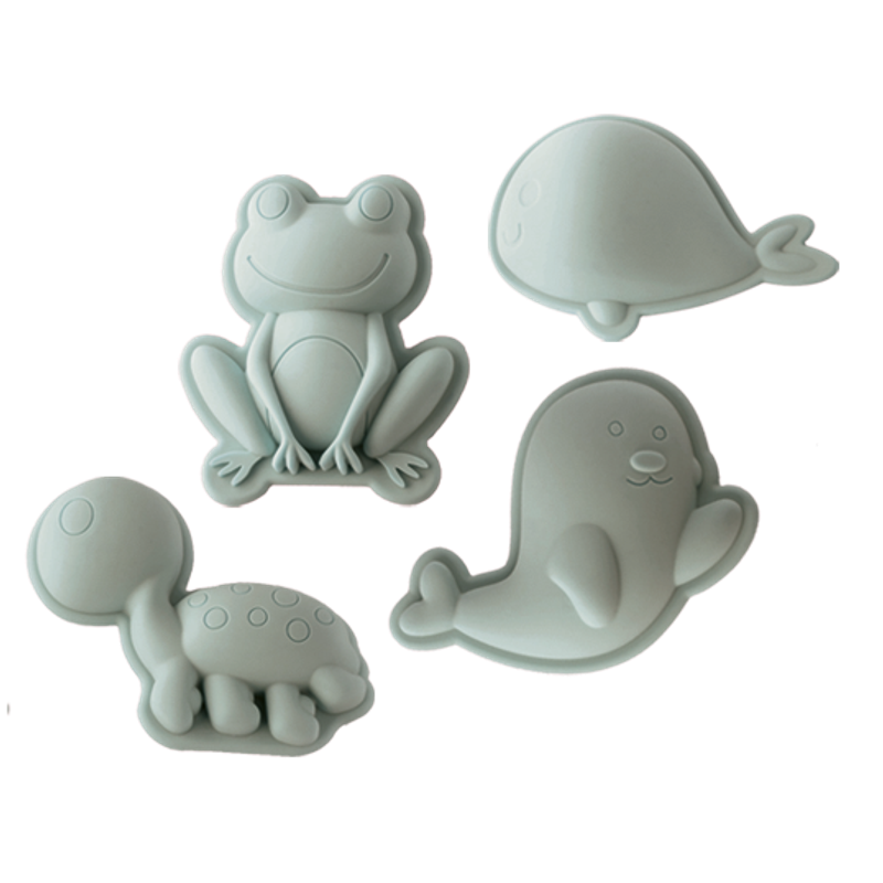 Scrunch Sand Moulds Frog Set