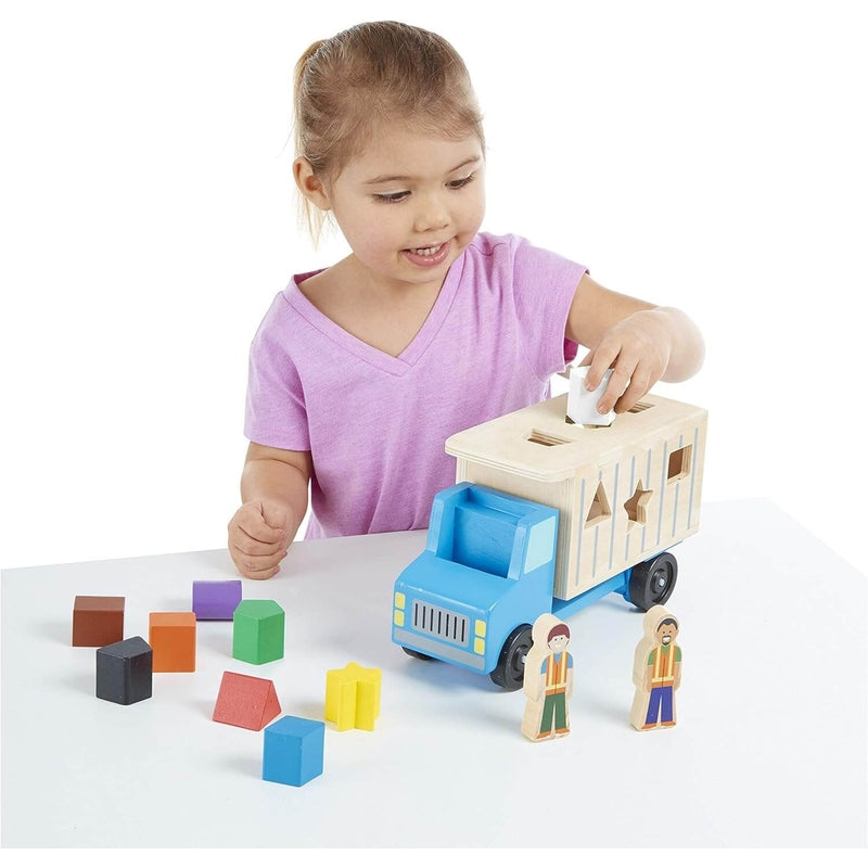 Melissa & Doug Shape-sorting Dump Truck