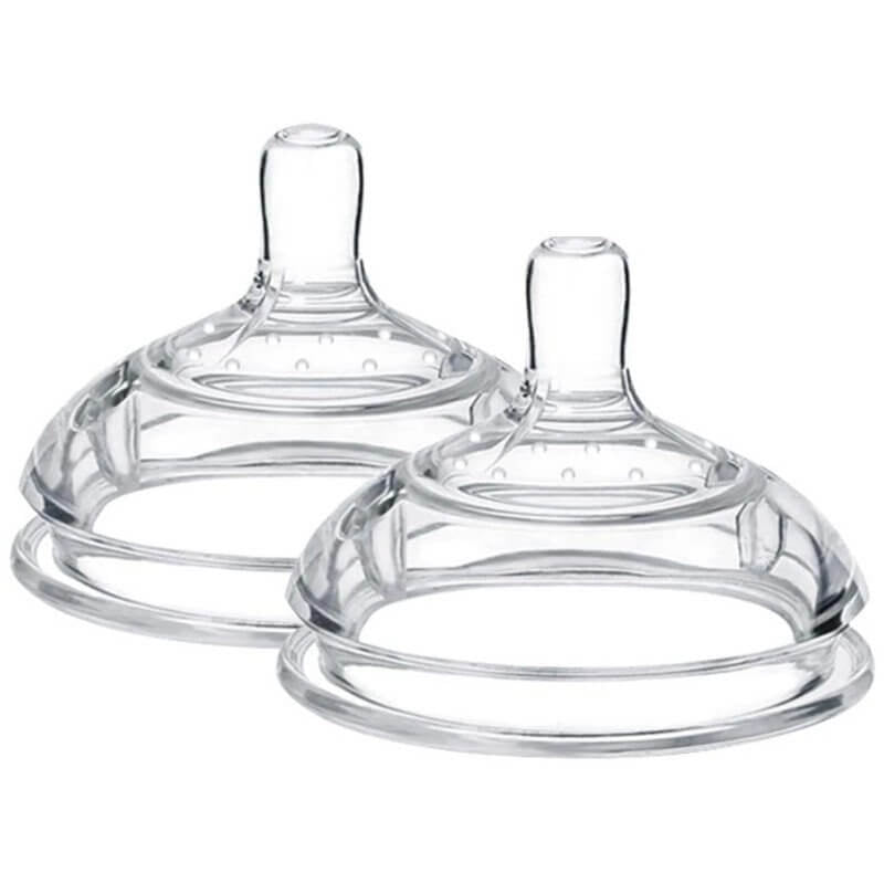 Haakaa Silicone Bottle Anti-Colic Nipple 2pcs