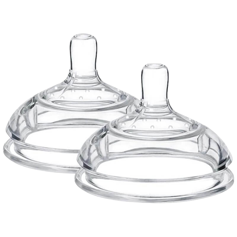 Haakaa Silicone Bottle Anti-Colic Nipple 2pcs