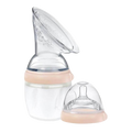 Haakaa Silicone Breast Pump & Bottle Top Set 160ml - Nude
