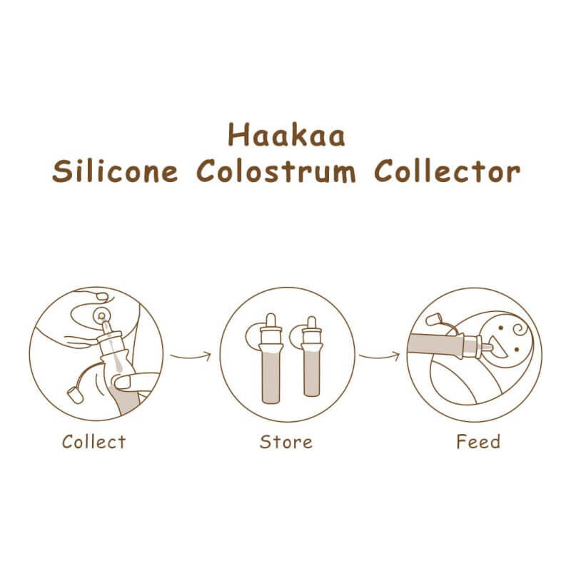 Haakaa Silicone Colostrum Collector 2-Pack