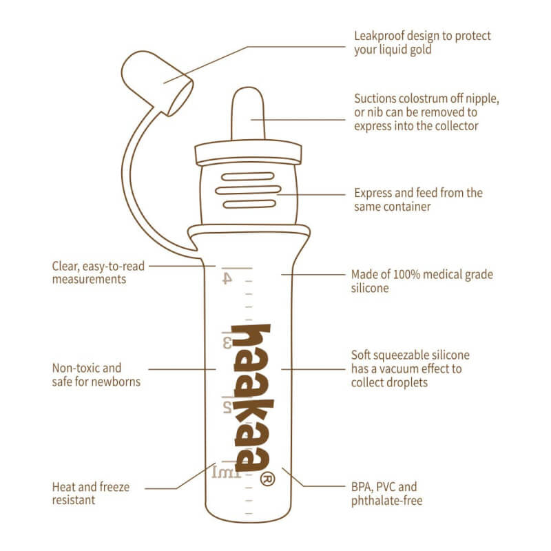 Haakaa Silicone Colostrum Collector 2-Pack