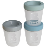 Beaba Silicone Containers 200ml, Set of 3 - Jungle