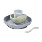 Beaba Curved Silicone Suction Meal Set